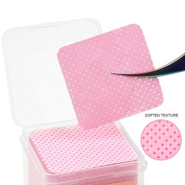 Lint Free Nail Wipes 400 PCS Nail Cleaning Wipes Super Absorbent Soft Lash Extensions Glue Cleaning Wipes Nail Art