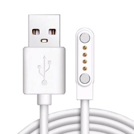 Poemtian Magnetic Charging Cable Smartwatch Magnetic Data Cable 4 Pin 7.62 Mm Strong Magnetic