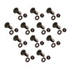 12 Cat/Bobcat Style Cutting Edge Bolts, Nuts, Washers- 5/8 x