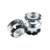 MEETOOT 10pcs Round Tubing Inserts Threaded Tube Inserts Plum Blossom