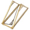 Mirror Jewelry Tray Glass Perfume Storage Tray Jewelry Plate Golden