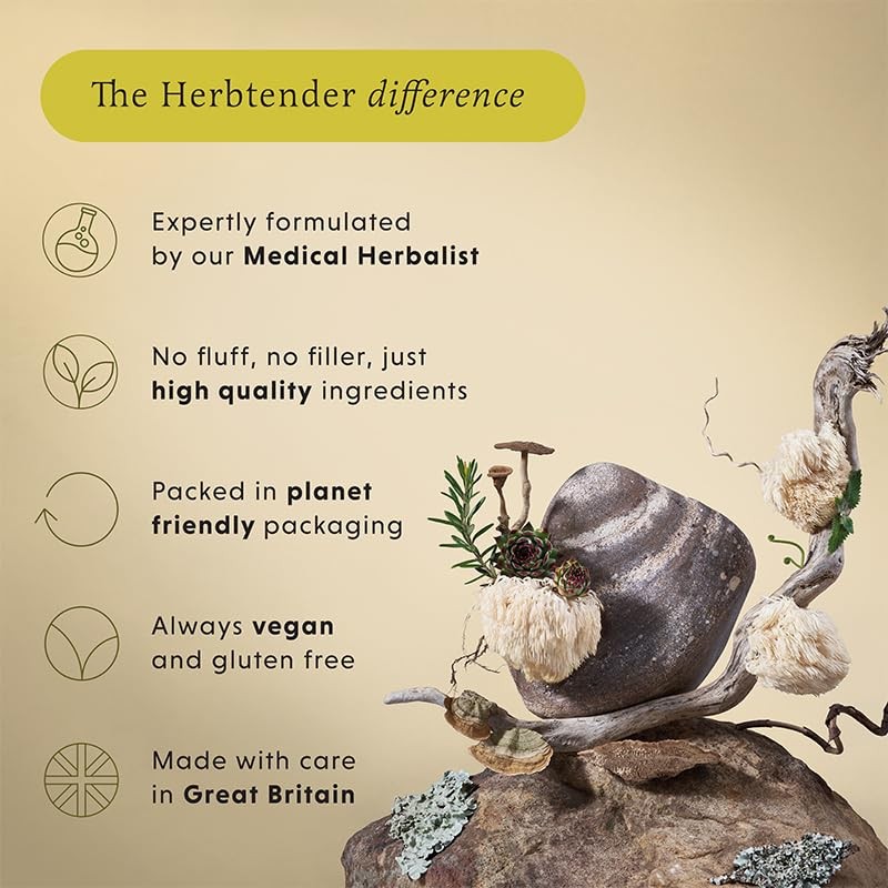 The Herbtender Uplift & Revitalise - Natural Fatigue Fighter, Adaptogens