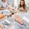 10 Pieces EVA Sponge Nail File Buffer Buffing Sanding Block