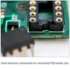 sourcing map DIP IC Chip Socket Adapter Flat Pin 18P