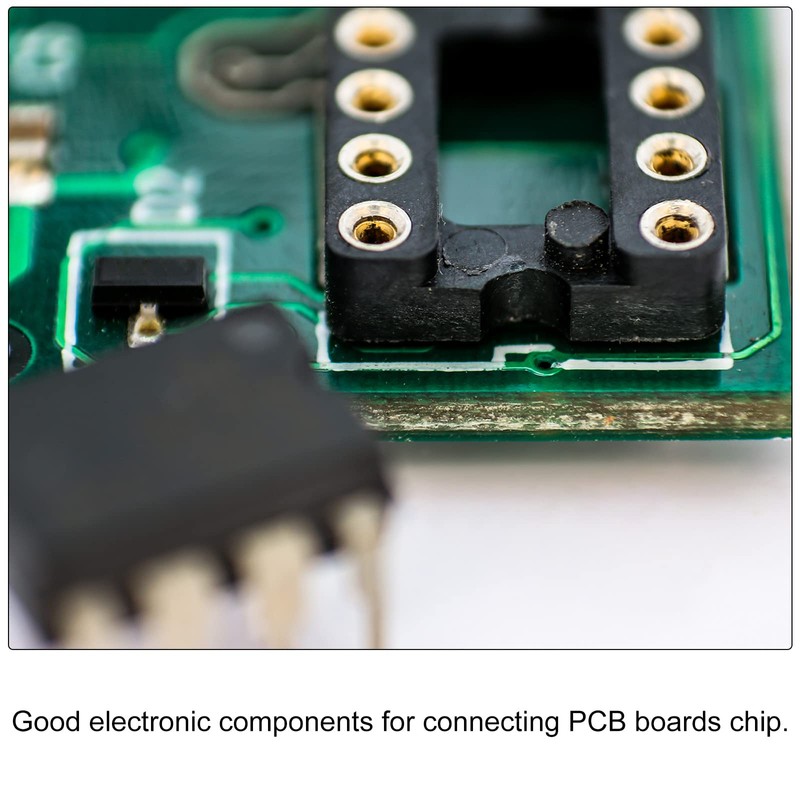sourcing map DIP IC Chip Socket Adapter Flat Pin 18P