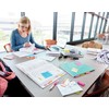 Post-it Flags, 35/Dispenser, 4 Dispensers/Pack.47 in Wide, Assorted Primary Colors