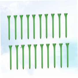 Sosoport 2sets Golf Tees Wood Outdoor Protective Tees 7cm Length Depth Consistency 100pcs*2