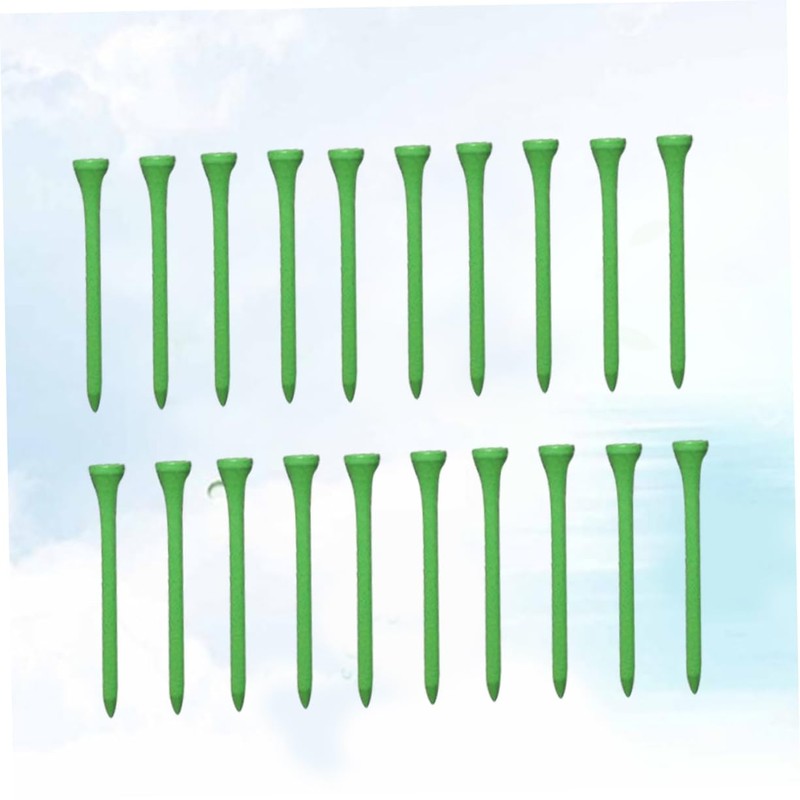 Sosoport 2sets Golf Tees Wood Outdoor Protective Tees 7cm Length