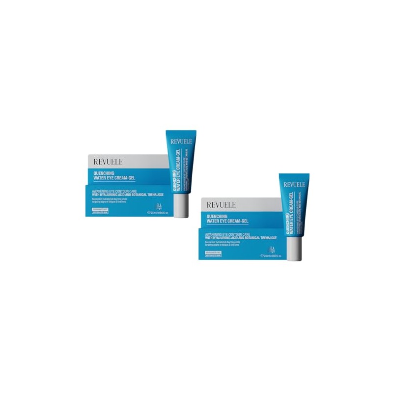 REVUELE QUENCHING 2 Pack. WATER EYE CREAM-GEL WASSER AUGENCREME GEL