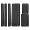 Saihisday 6Pcs Charcoal Black Refrigerator Handle Covers, Microwave Oven Stove