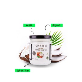 WEFOOD Organik Hindistan Cevizi Yağı, Beyaz, 150 Ml