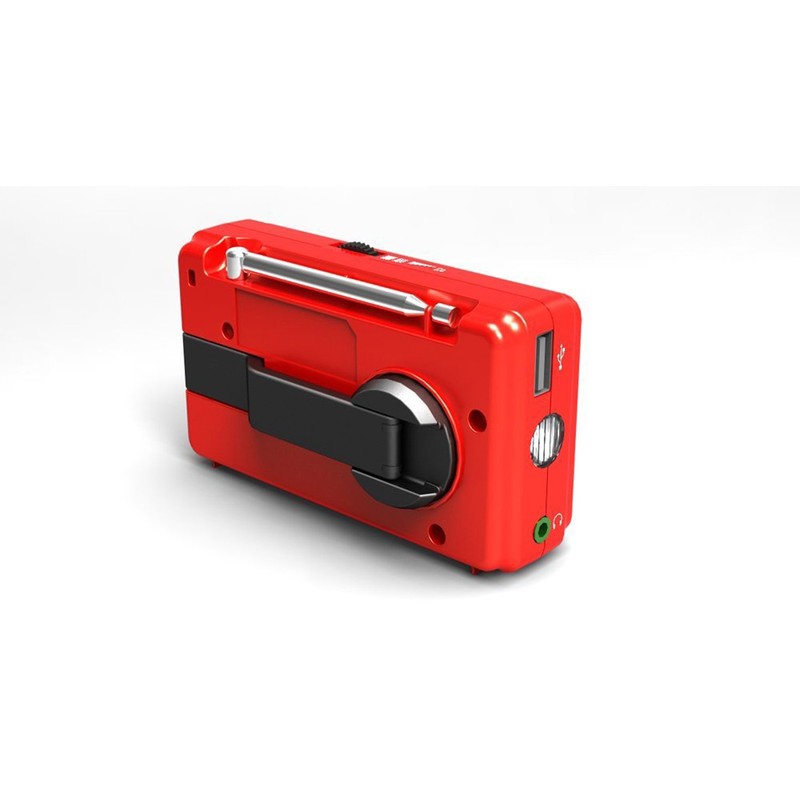 Taichi Holdings ECO-5 Hand Crank Charging Stock Radio 4.1 x