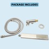 Backnets Solid Brass Handheld Shower Head Arc Design High Pressure