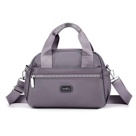 XUDREZ Nylon Cross Body Bags for Women,Waterproof Multi-Pocket Multi Pocket Casual Handbag Shoulder Bags (Dark violet)