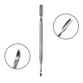 Dual Cuticle Metal Pusher/Nail Care/Self Nail/Nail Art/Nail Shop/Cuticle Care / 듀얼 큐티클 메탈 푸셔/네일케어/셀프네일/네일아트/네일샵/큐티클케어