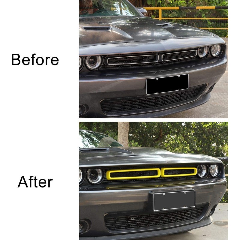 Voodonala for Challenger Front Grille Inserts for 2015-2022 Dodge Challenger