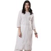 Ada Indian Hand Embroidered Traditional Chikankari Women's White Cotton Kurti