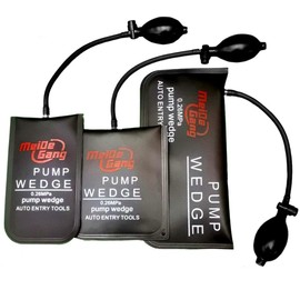 3Pcs Air Wedge Bag Pump Professional Leveling Kit & Alignment Tool Inflatable Shim Bag, 3 Sizes (Small, Medium, Large) for All of Your Individual Needs