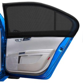 Sonnenschutz Auto Baby,Universal Sonnenblende Auto Netz,für Seitenfenster Meshmaterial Schützt Mitfahrer, Kinder & Haustiere, Universal für 95% Fahrzeuge(2 Stück XL)