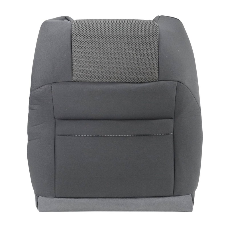 NLQR Front Passenger Back Replacement Seat Cover Cloth Gray Compatible