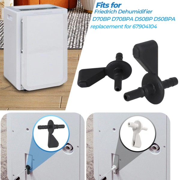 rynotriplex Pump Hose Connector Black For Friedrich Dehumidifier D50BP D50BPA