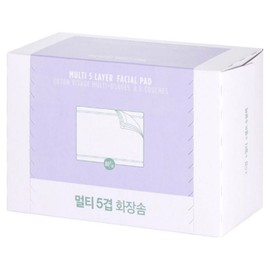 fmgt daily multi 5-ply cotton pad, 80 sheets, 1 piece / fmgt 데일리 멀티 5겹 화장솜, 80매입, 1개