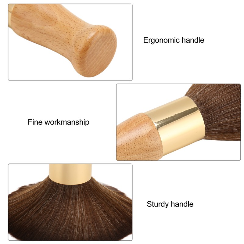 Barber Neck Duster Brush Comfortable Hand Feel Stable Portable Salon