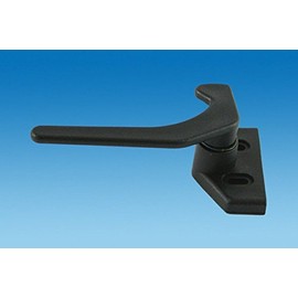Pennine Caravan Motorhome Lever Lock Catch, Black PP4001