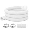 KAINGA 6 FT Universal Washing Machine Drain Hose Extension Kit,