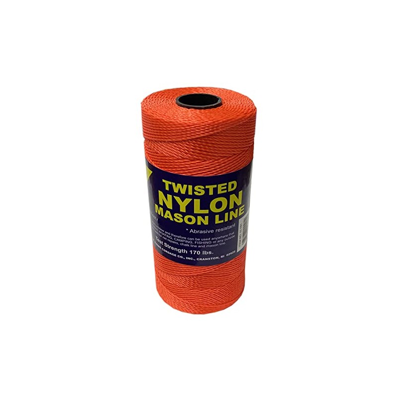 T.W Evans Cordage 11-191 Number-18 Twisted Nylon Mason Line, 1100-Feet,