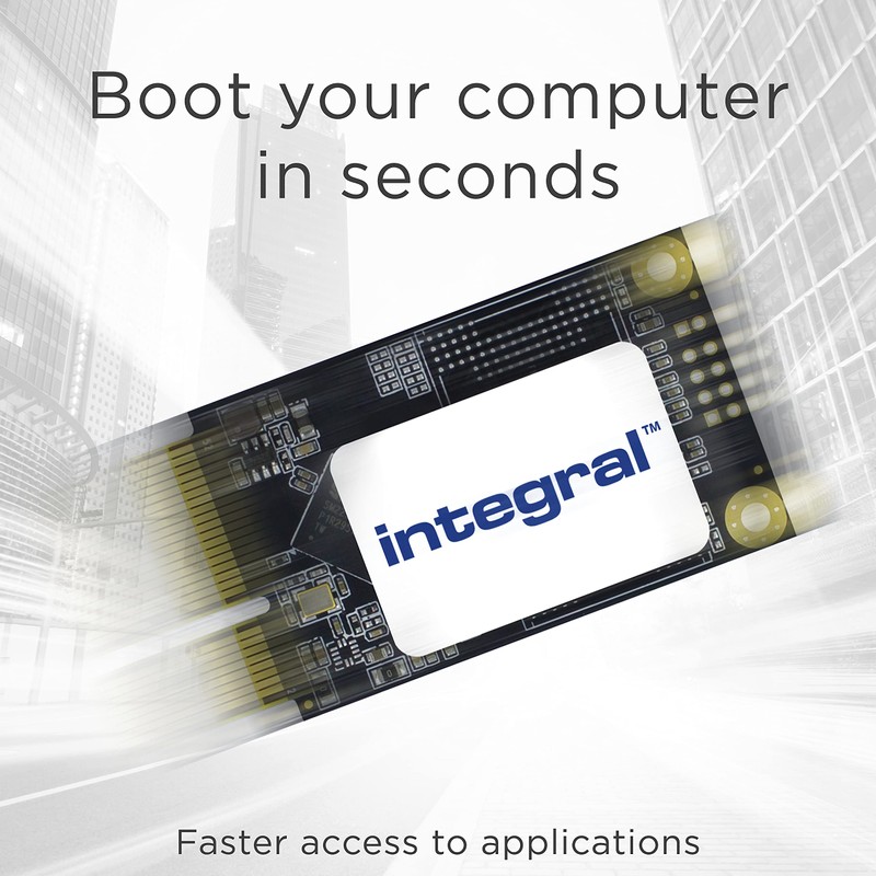 Integral 128GB mSATA Internal SSD for PC and Laptop, up