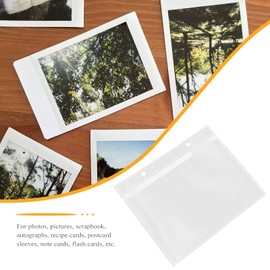 EXCEART 20pcs Album Supplement Page Photo Album Pages Photo Album Inserts Pages Clear Binder Cover Photo Album Pockets Replacement Pocket Binder Album Supplies Loose Leaf 4x Plastic Sleeve