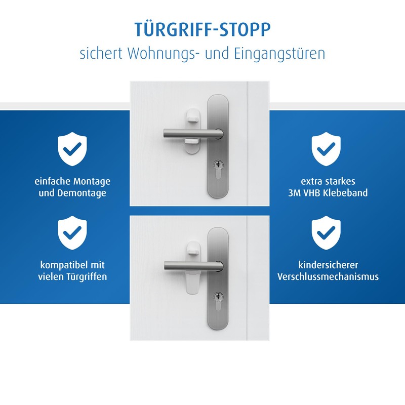 reer Door Handle Stop, Child Lock for Home and Entrance