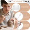 Xanadued 5 Pieces Texture Tool Set for Clay Art, Texture