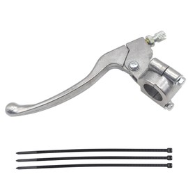 YGQ 7/8" 22mm Left Brake Handle Clutch Lever Perch for Coleman CT200U BT200X CT100U Predator 212 196cc 6.5HP Baja Massimo MB165 MB200 MBX10 Mini Bike CRF50 XR50 KLX110 SSR125 Pit Dirt Bike Silver
