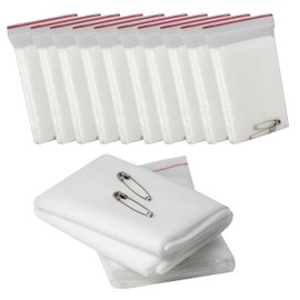 Triangular Bandages [Pack of 12] First Aid Triangle Splint Bandage with Safety Pins [40"x40"x56"] 100% Non-Woven Cotton (12)