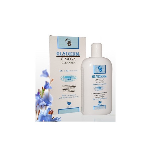 Olyderm Omega Cleanser Cleansing Milk of Mild Foam for Dry