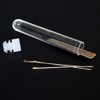 PZRT 4pcs Sewing Needles Container Transparent Plastic Needle Storage Container