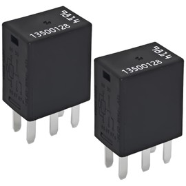 Relay 13500128 (Pack of 2), 35A 5-Pin 12V Automotive Relay - Compatible for GM Vehicles