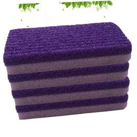 Baluue 4pcs Foot Pumice Stone Callus Remover Scrubber for Foot Tool Care Smooth and Exfoliation Purple