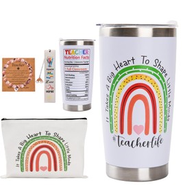 GYBOOM Teacher Gifts,Best Thank You & Appreciation Gifts for Women - Birthday, Retirement, End of Year, Christmas & Thanksgiving (White-1)