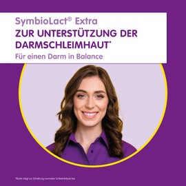 SymbioLact® Extra - up to 8 billion highly dosed and highly active intestinal bacteria, with biotin to support the intestinal mucosa*, proven ingredients, from the specialist in probiotics, 40 bags