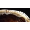 HF Coors China 4 Vtg HF Coors Brown Drip Glaze