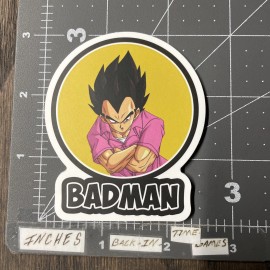 Bad man Adult Humor Sticker For Skateboard Phone Guitar Ect New8