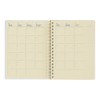 【DELFONICS】Rollbahn Free Diary Clear L (Clear Pink)