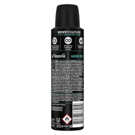Rexona Men Anti Transpirant Spray Marine Fresh Deospray sch√ºtzt 48 Stunden gegen K√∂rpergeruch und Achseln√§sse 150 ml
