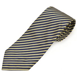 Ermenegildo Zegna Men's Necktie, Striped Silk Necktie (Size Sword Width 3.1 inches (8 cm), eez21w026 Z2D05T-YE1 YELLOW Yellow, yellow