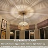 KarlunKoy Large Half Chrome Light Bulb,Dimmable Anti-Glare 8W (80W Eqv.)