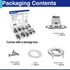 Usdrwam 10 Set Twist Lock Fasteners with Turn Button Fasteners
