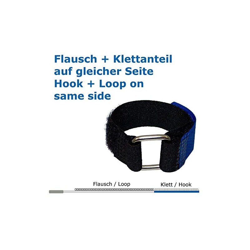 10 x Velcro Ties 400 x 30 mm Reusable Cable